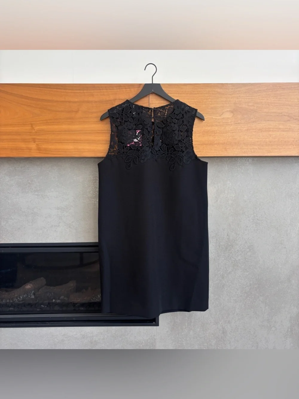 NWT Kate Spade Ribbon Lace Applique Crepe Dress, Size‎ 12